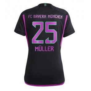 Maillot de foot Bayern Munich Thomas Muller #25 Extérieur Femmes 2023-24 Manches Courte